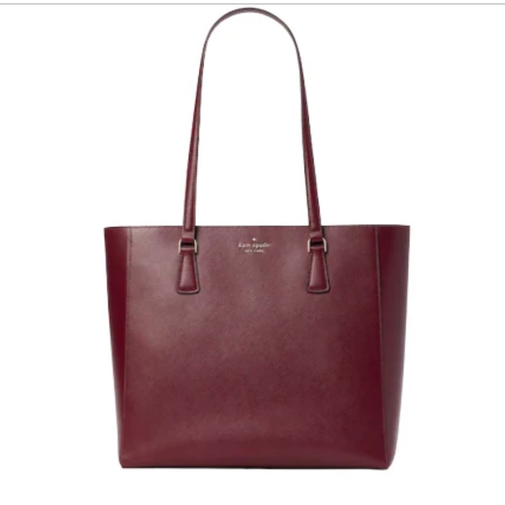 Kate Spade Burgundy Tote Bag - Picture 2 of 9